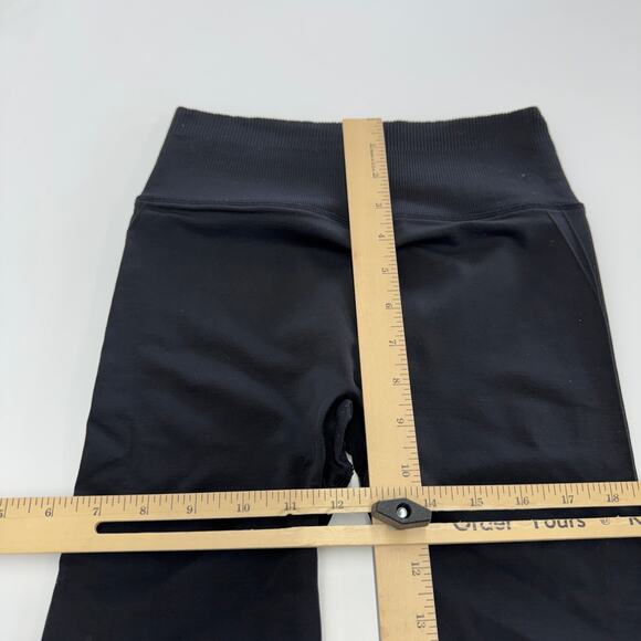Lululemon Leggings Womens 4 Black Ebb To Street Tight Ribbed Waist - Picture 11 of 12